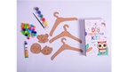 iLearnNGrow Teeny Tiny DIY Wooden Hanger Craft Kit – Set of 3 Craft Kit for Kids