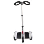 Hoverpro Self-Balancing Scooter with Adjustable Handle Bar – White Hybrid Duo Miniseg White with Handle Hoverboard