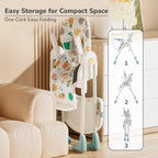 R for Rabbit Marshmallow Lite Baby High Chair with 6-Level Height Adjustment, 3 Recline Modes & 5-Point Safety Harness – Aqua Pine | 0 Months to 5 Years