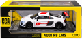 Audi R8 LMS 1:24 Scale Die-Cast Model Car | Racing Edition Collectible Car – White