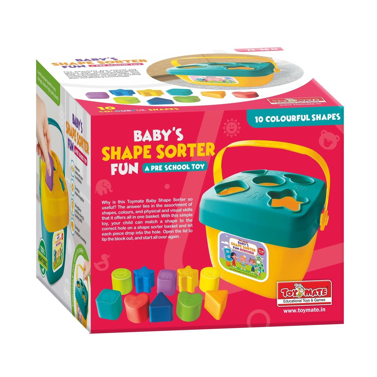 Toymate Baby Shape Sorter Fun – Interactive Educational Toy