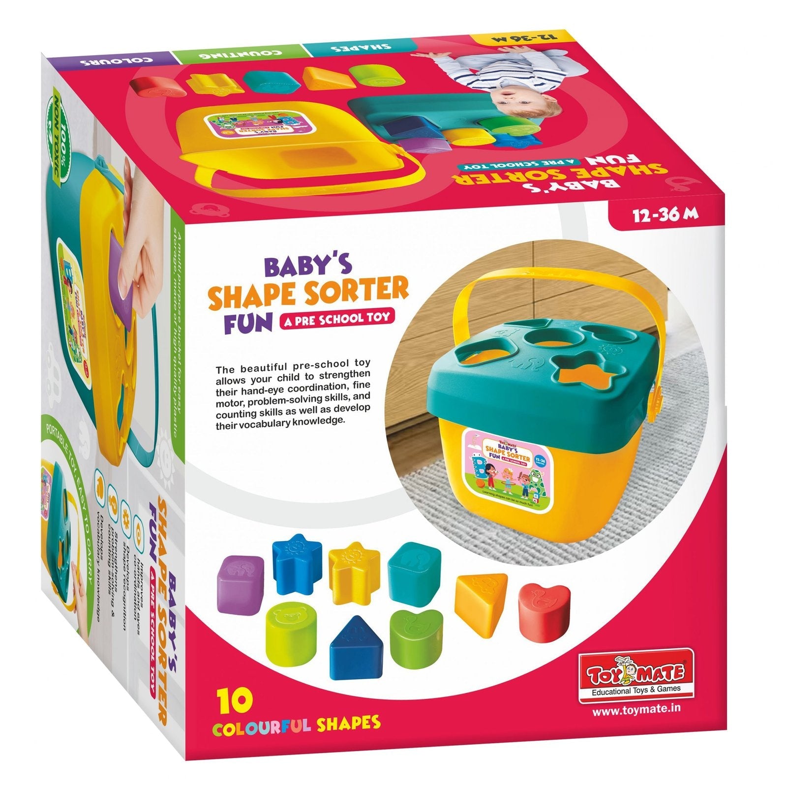 Toymate Baby Shape Sorter Fun – Interactive Educational Toy