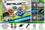 Beyblade X BX-07 Start Dash Battle Set with Stadium, Launcher & Grip | Ages 6+