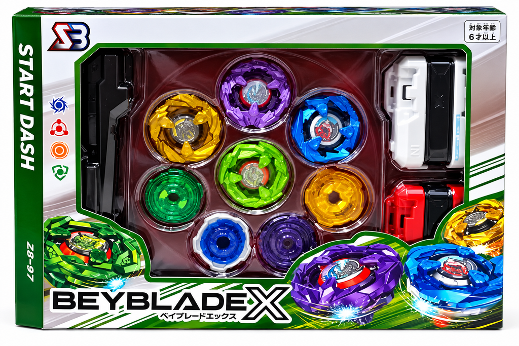 Beyblade X Multi Spinning Top Battle Set with Launchers & Accessories – 6+ Years