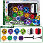 Beyblade X Multi Spinning Top Battle Set with Launchers & Accessories – 6+ Years