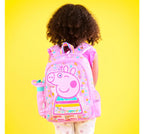 Smiggle Peppa Pig 14 Inch Kids School Backpack – Pink Character Bag | 3–7 Years