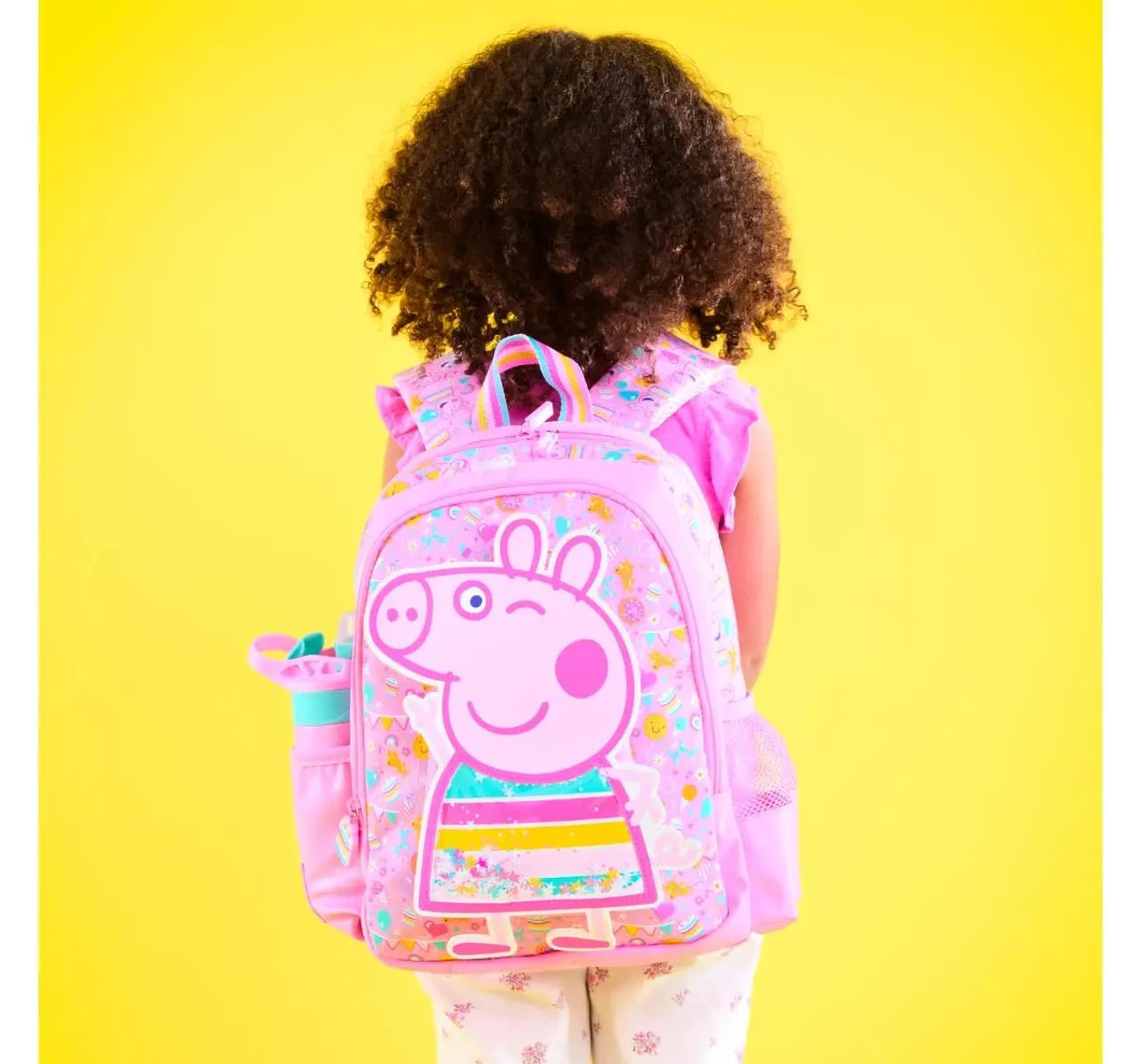 Smiggle Peppa Pig 14 Inch Kids School Backpack – Pink Character Bag | 3–7 Years
