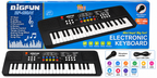 Bigfun BF-430A1 37 Keys Electronic Keyboard Piano with Microphone, 8 Tones & 8 Rhythms for Kids Ages 4+
