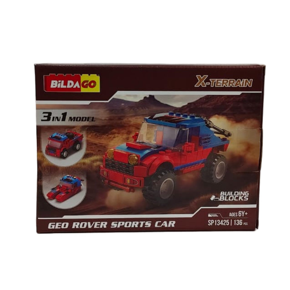Bildago X-Terrain Geo Rover Sports Car (136 Pieces)