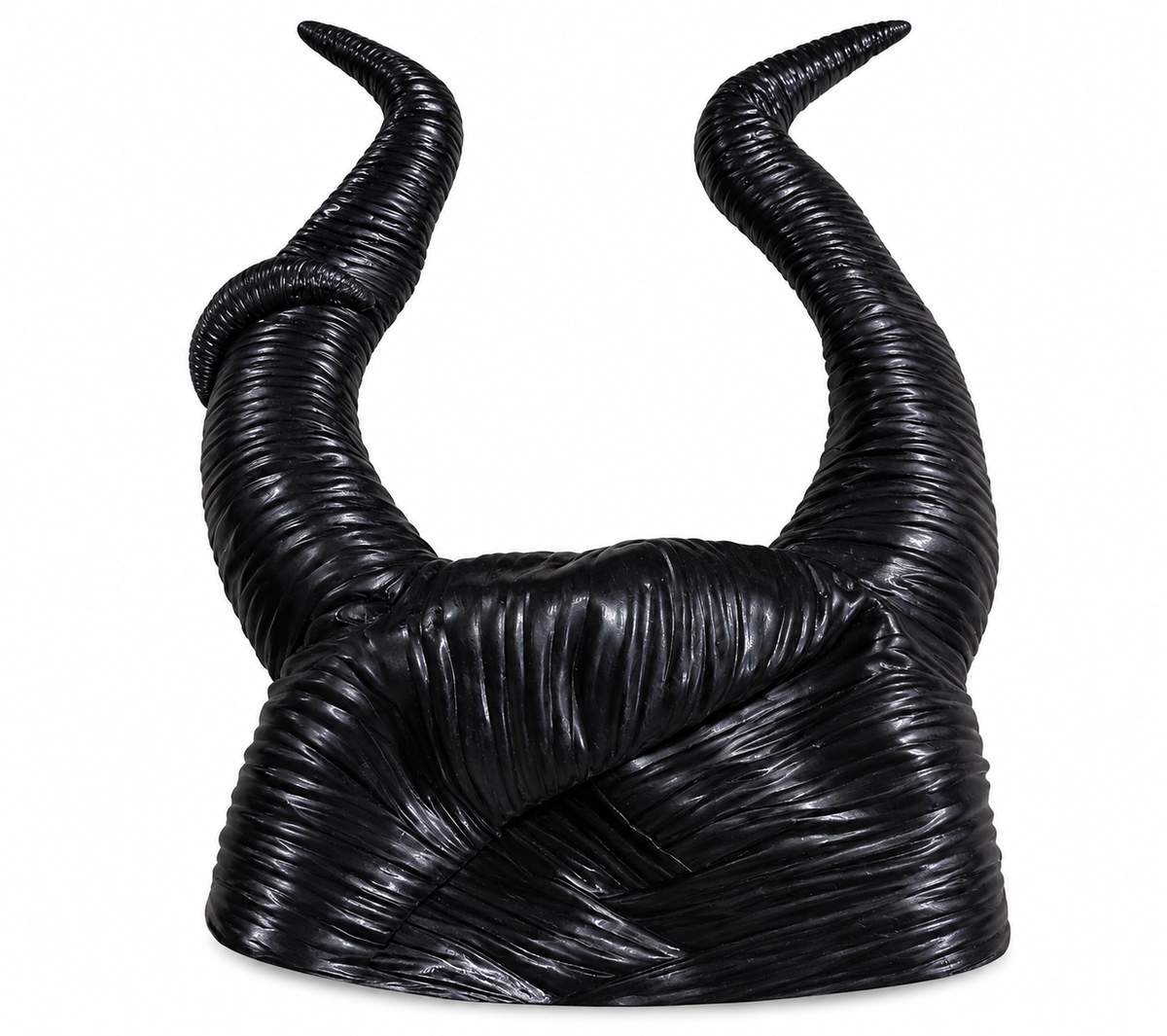 Black Horned Demon Halloween Headband