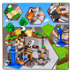 MY WORLD Minecraft Building Blocks Set 842, 557+ Pieces, Creative Mining Adventure Construction Toy for Kids Age 6+