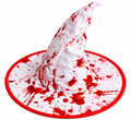 Halloween Bloody Witch Hat with Blood Splatter Design
