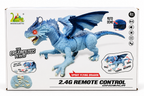 2.4G Remote Control Flying Dragon Dinosaur Toy with Spray Mist, Lights & Sound Assorted Color