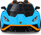 Licensed Lamborghini STO 12V Battery Operated Ride-On Car for Kids | Dual Motor | Blue