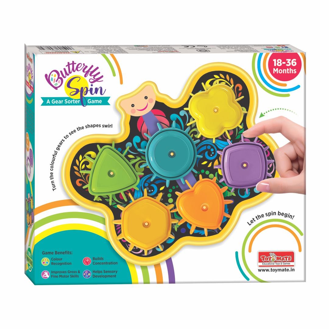 Toymate Butterfly Spin - A Gear Sorter Toy