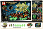 Caribbean Legend Ghost Pirate Ship Building Blocks Set – 6+ Years