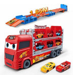 Rainbow Toys Mcqueen The Ultimate Foldable Carrier Truck Car Play Set