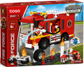 COGO Fire Rescue Truck Building Blocks Set – 184 Pieces, 2-in-1 Creative Construction Toy