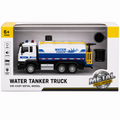 Metal Water Tanker Truck Toy with Light & Sound
