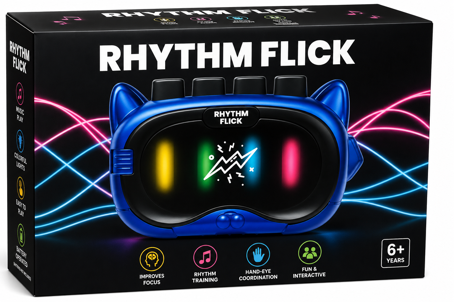 Rhythm Flick Interactive Music & Rhythm Electronic Toy for Kids