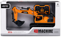 Remote Control 4D Machine Metal Die-Cast RC Excavator Construction Vehicle