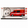Remote Control Fire Rescue Van with Lights – Rechargeable RC Emergency Vehicle Toy for Kids