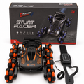 2.4GHz 8-Wheel Morphing Remote Control Stunt Racer Car with Gesture Watch Control, Lights & Mist Spray