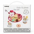 Cute 12-Piece Tea Set for Kids – Pretend Play Tea Party Toy Set