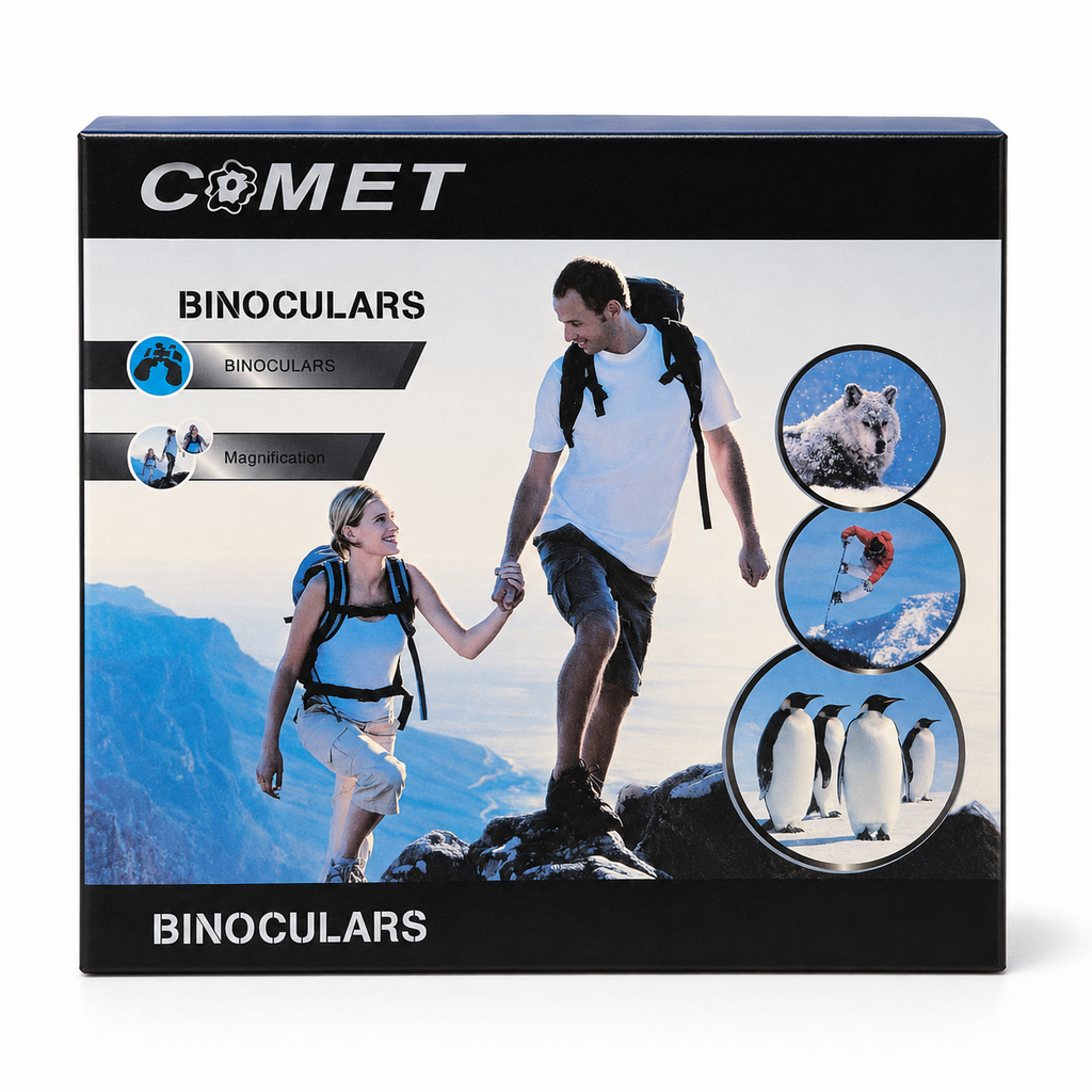 Comet High-Magnification Outdoor Binoculars for Travel, Bird Watching & Wildlife Viewing