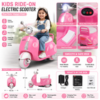Rainbow Toys Kids Ride-On Scooter Pink Scooter