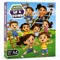 Classic Up & Down Board Game Snakes & Ladders Family Game for Kids 4 Players