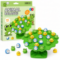 Animal Balance Game Mini Balance Tree Board Game for Kids Educational Family Game 2–4 Players
