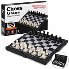 Magnetic Chess Game Portable Folding Chess Set Travel Chess Board for Kids & Adults Strategy Board Game