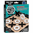 Classic Tic Tac Toe Board Game Family Strategy Game for Kids & Adults Educational Brain Training Game 2–4 Players