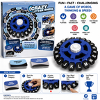 Crazy Letter Wheel – Fast-Paced Family Word Game Educational Party Board Game for Kids & Adults
