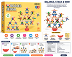 Hercules Jenga Mini Balance Stacking Game Educational Family Board Game 2-4 Players