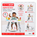 Skip Hop Explore & More Baby’s View 3-Stage Activity Center – Sit, Swivel, Bounce & Play Table | 4M+