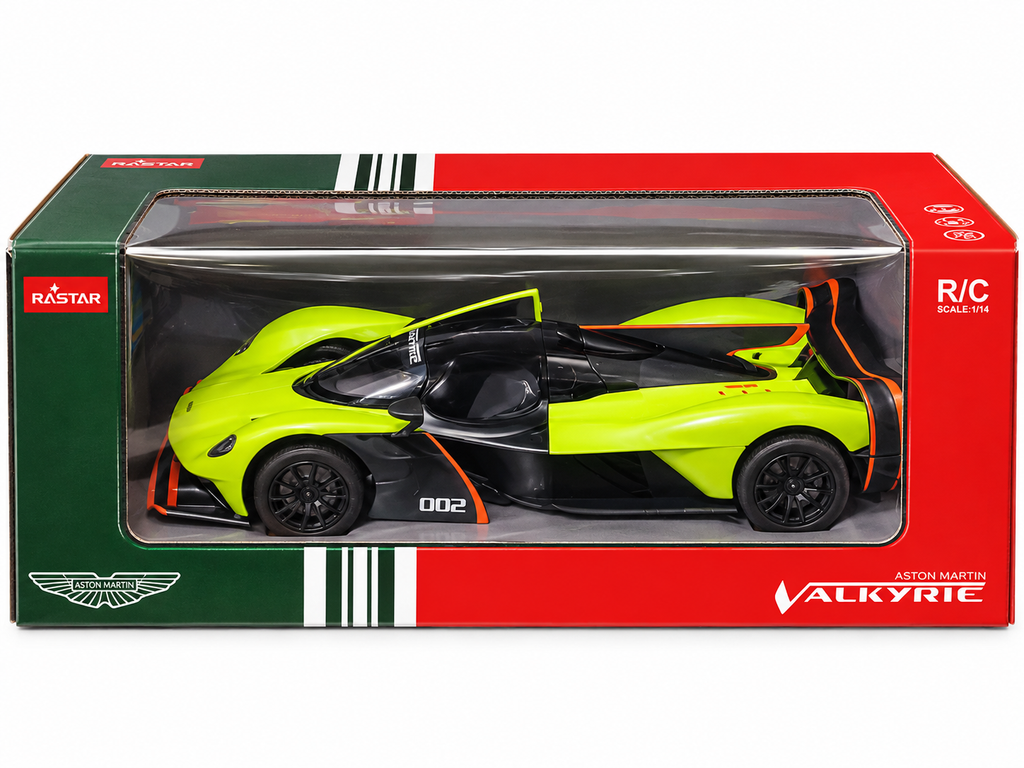 Rastar Aston Martin Valkyrie 1:14 Scale Remote Control Car – Green