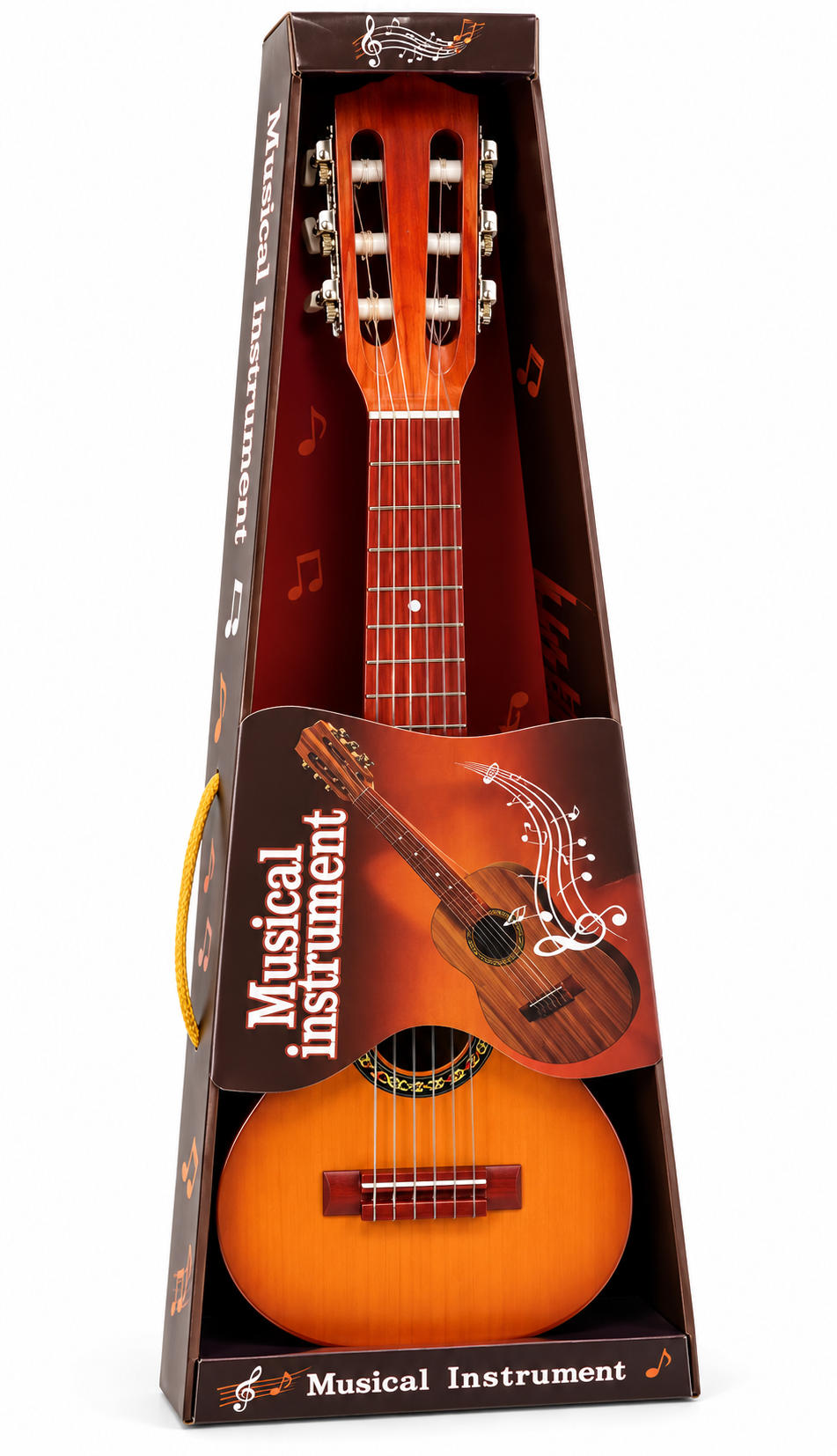 Kids 6-String Classical Guitar Musical Instrument – Beginner Pretend Play Guitar for Kids