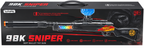 98K Sniper Electric Soft Bullet Toy Gun with Automatic Firing, Light & Sound
