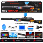 98K Sniper Electric Soft Bullet Toy Gun with Automatic Firing, Light & Sound