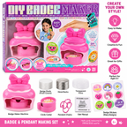 DIY Badge Maker & Pendant Making Set for Kids – Creative Fashion Craft Kit