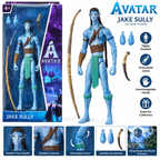 Avatar Jake Sully Action Figure with Bow & Accessories – Collectible Character Toy for Kids 4+