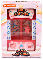 Doll Catcher Mini Claw Machine Toy with Light, Music & Sound – Kids Arcade Game