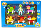Dog Patrol Team 5-Piece Adventure Rescue Figure Set – Puppy Characters with Accessories