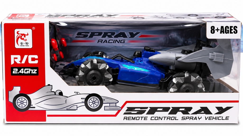 2.4GHz RC Formula Racing Spray Car – Remote Control F1 Style Racing Vehicle