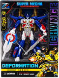 Super Mecha 2-in-1 Deformation Robot Hero with Weapons – Transforming Action Figure for Kids 6+