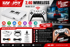 KAY-JOY KJ-21 2.4G Wireless Double Rocker Game Controller – 3D 4K Gaming Joystick