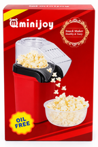 Minijoy Oil-Free Snack Maker – Hot Air Popcorn Maker Machine