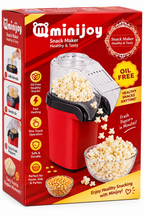 Minijoy Oil-Free Snack Maker – Hot Air Popcorn Maker Machine